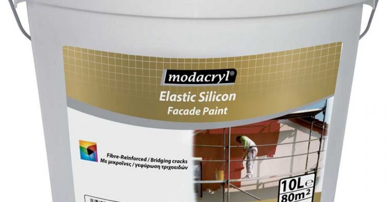 Modacryl Elastic Silicone (Ακρυλικό σιλικονούχο ελαστικό χρώμα ενισχυμένο με μικροΐνες)