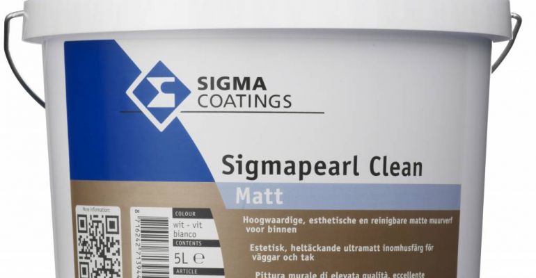 Sigmapearl Clean Matt (Το κορυφαίο πλήρως πλενόμενο πλαστικό χρώμα τεχνολογίας Easy Clean)